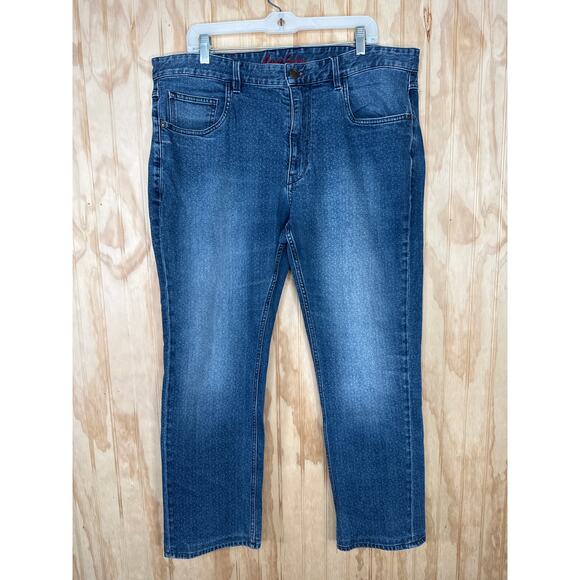 Robert Graham Lightly Speckled Kipling Tailored Denim Jeans Size: 38